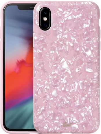 Чехол для сотового телефона Laut Pearl Glitter для Apple iPhone XS Max, розовый