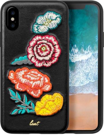 Чехол для сотового телефона Laut Pop Bouquet для Apple iPhone X/XS, черный