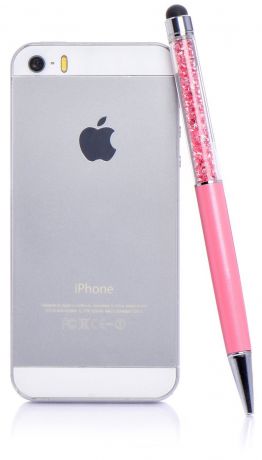 Стилус для мобильного телефона iNeez стилус - ручка rose емкостной с кристаллами, розовый