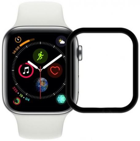 Защитное стекло uBear 3D Apple Watch series 4 (44 мм), черный