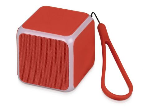 Беспроводная колонка Oasis Cube, красный