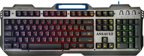Игровая клавиатура Defender Assault GK-350L, серебристый