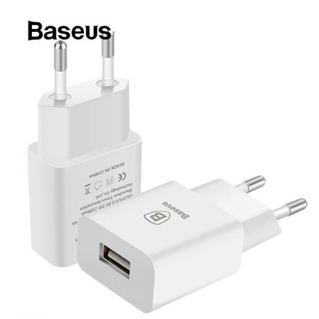 Зарядное устройство Baseus зарядное USB-устройство, белый