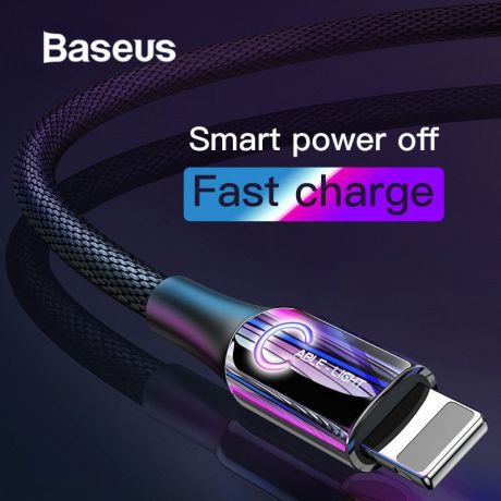 Зарядное устройство Baseus USB-зарядный кабель для iPhone, красный