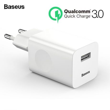 Зарядное устройство Baseus зарядное USB-устройство, белый