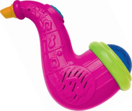 Музыкальная игрушка Азбукварик Музыкальные инструменты Саксофончик, 2182, розовый