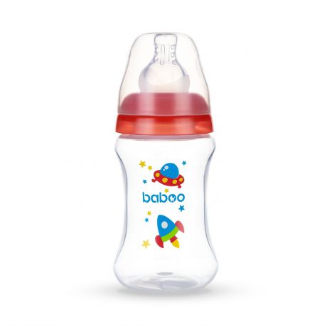 Бутылочка для кормления BABOO 3-002 красный