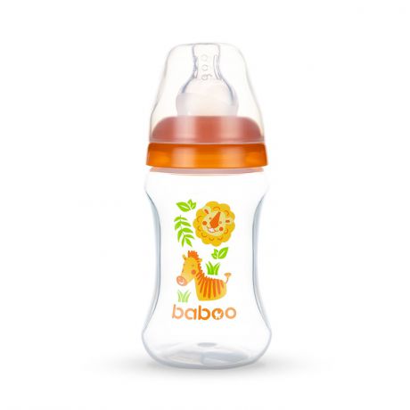 Бутылочка для кормления BABOO 3-003 оранжевый