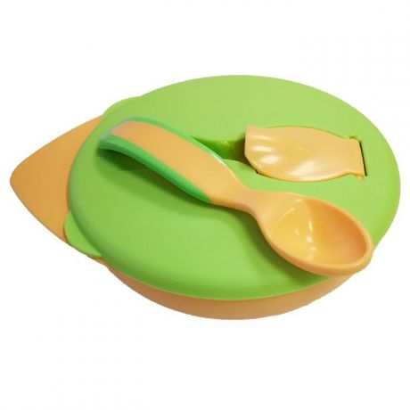 Набор посуды для кормления BABOO 9-011 зеленый, зеленый