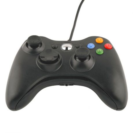 Игровая приставка TopSeller USB-проводной джойстик для геймпада Xbox 360, белый