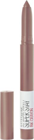 Помада-стик для губ Maybelline New York Superstay Matte Ink Crayon, оттенок 10 Верь своим чувствам, 1,5 г