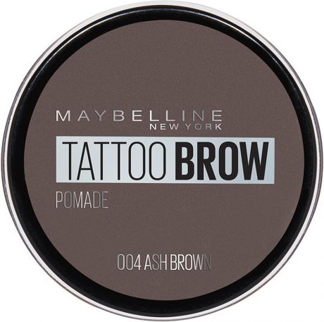 Помада для бровей Maybelline New York Brow Pomade, оттенок 04, Пепельно-коричневый, 3,5 г