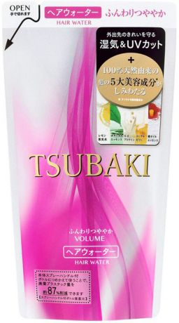 Спрей Shiseido Tsubaki Volume, для придания объема волосам, с маслом камелии и защитой от термического воздействия, 200 мл