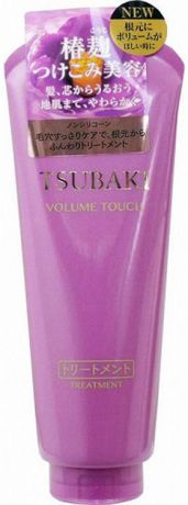 Концентрированный бальзам-уход Shiseido Tsubaki Volume Touch для волос для придания объема с маслом камелии, 180 г
