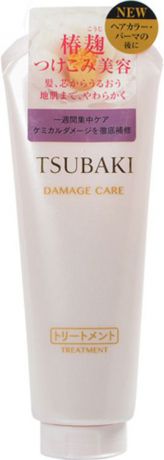 Концентрированный бальзам-уход Shiseido Tsubaki Damage Care, для поврежденных волос, с маслом камелии, 180 г