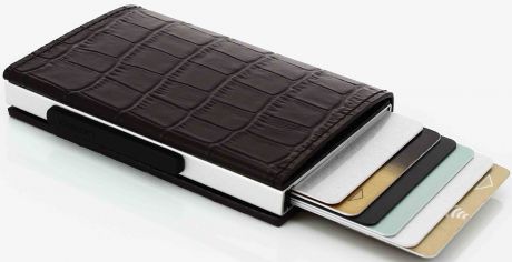 Кошелек OGON Cascade wallet RFID Safe, 211922, темно-коричневый