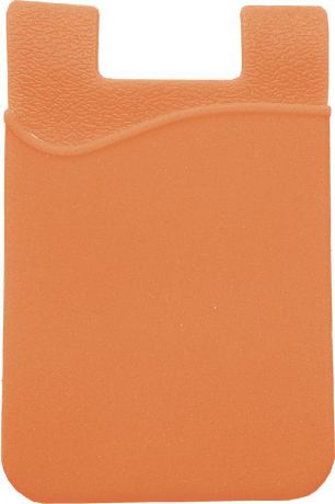 Футляр для карточек Magic Home, с клеевым креплением, 79923, оранжевый, 9,4 х 6,8 см
