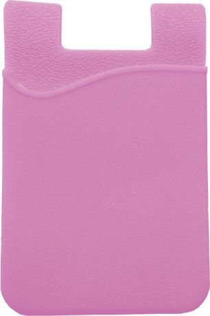 Футляр для карточек Magic Home, с клеевым креплением, 79926, розовый, 9,4 х 6,8 см