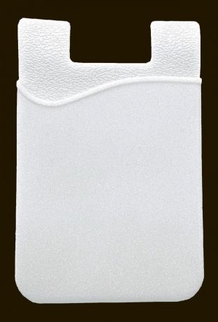 Футляр для карточек Magic Home, с клеевым креплением, 79928, белый, 9,4 х 6,8 см
