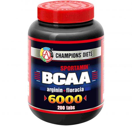BCAA "BCAA 6000 Спортамин" 200 таблеток