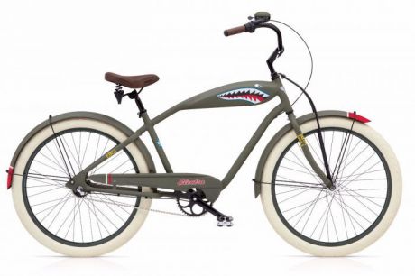 Велосипед Electra Bicycle Company Tiger Shark 3i, 262139, хаки