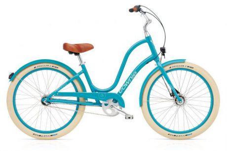 Велосипед Electra Bicycle Company Townie Balloon 3i EQ azure, 286103, голубой