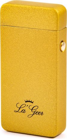 Зажигалка La Geer, электроимпульсная USB, 85413, желтый, 1,5 х 4 х 7