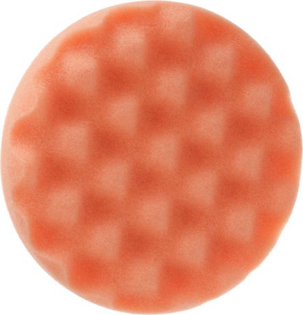 Полировальный круг Chamaeleon, оранжевый, рифленый, на липучке, жесткий. 49410