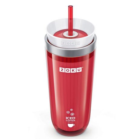 Стакан Zoku для охлаждения напитков - Iced Coffee Maker, красный