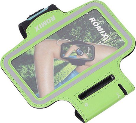 Чехол для сотового телефона Romix Arm belt 5.5, зеленый