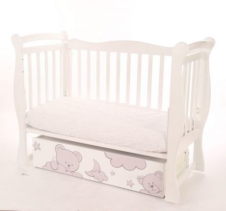 Детская кроватка AMAROBABY AMARO-7001-B, белый