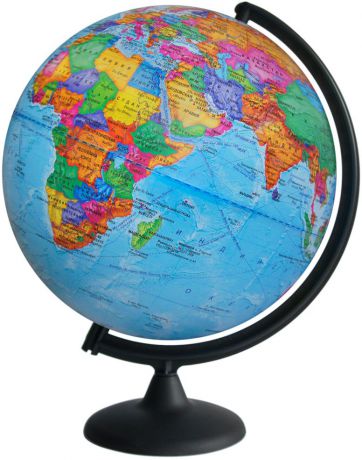 Глобус Глобусный мир, с политической картой мира, диаметр 32 см
