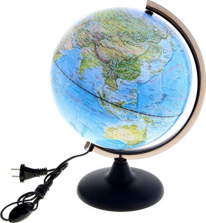 Глобусный мир Глобус ландшафтный с подсветкой диаметр 25 см