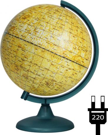 Глобусный мир Глобус Луны с подсветкой диаметр 25 см