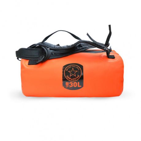 Гермосумка GERMOSTAR гермосумка-рюкзак пвх трикотаж 30 л, оранжевый