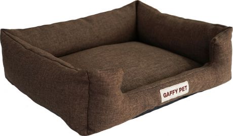 Лежак для животных Gaffy Pet Комфорт, 11286, коричневый, темно-коричневый, размер S