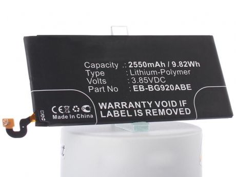 Аккумулятор для телефона iBatt iB-EB-BG920ABE-M862