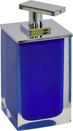 Дозатор для жидкого мыла Ridder "Colours", цвет: синий, 300 мл