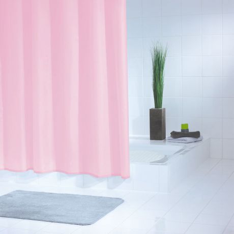 Штора для ванной комнаты Ridder "Standard", цвет: розовый, 240 х 180 см