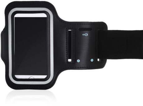 Чехол для сотового телефона iNeez кармашек спортивный на руку black для Apple iPhone 5/5S, черный