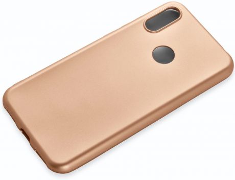 Чехол для сотового телефона Gurdini Soft touch силикон gold для Huawei Y6 Pro 2019, золотой