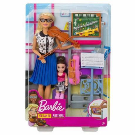 Игровой набор Mattel Набор игровой Barbie Кем быть Учитель музыки