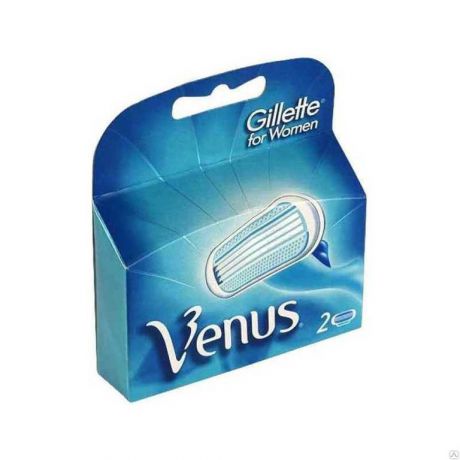Сменные кассеты для бритв Gillette Venus 2 шт Сменные лезвия