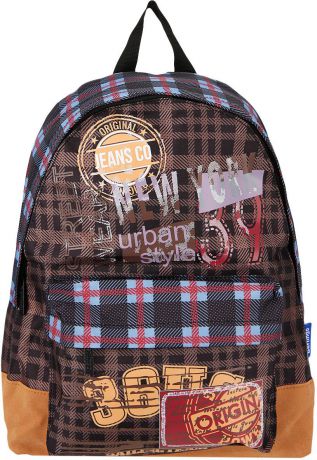 Рюкзак детский Berlingo Nice Urban Style, RU038106, коричневый
