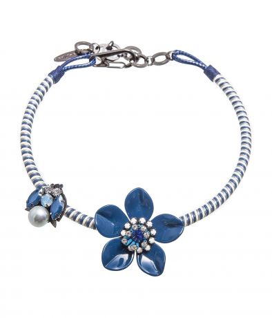 Колье/ожерелье бижутерное Kameo-bis женский синий, NC811057, синий