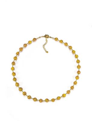 Колье/ожерелье бижутерное Боттега Мурано 09010170 404, 42+5 см, желтый