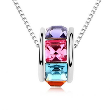 Колье/ожерелье бижутерное Нехочуха, цвет: мульти, артикул (SKA01257)