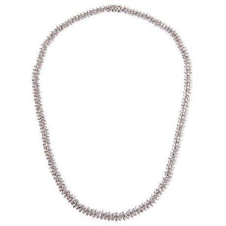 Колье/ожерелье бижутерное Selena 10089631, Фианит, белый