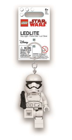 Брелок-фонарик для ключей Lego Star Wars - First Order Stormtrooper with Blaster, цвет: бежевый. LGL-KE130