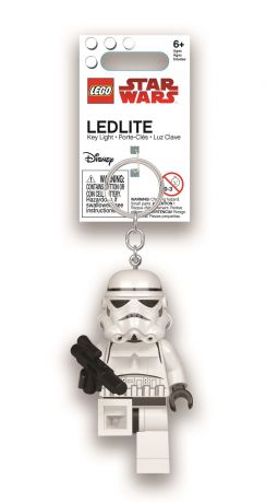 Брелок-фонарик для ключей LEGO Star Wars "Штормтрупер с бластером",LGL-KE123